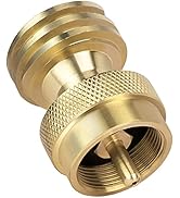 GASPRO 1lb Propane Tank Adapter, 20lb to 1lb Converter, Hook Up Small Propane Tanks When 20lb Ran...