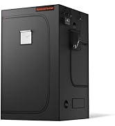 Spider Farmer 4x4 Grow Tent Pro-Grade, 48"x48"x80", with Observation Window and Floor Tray, 1680D...