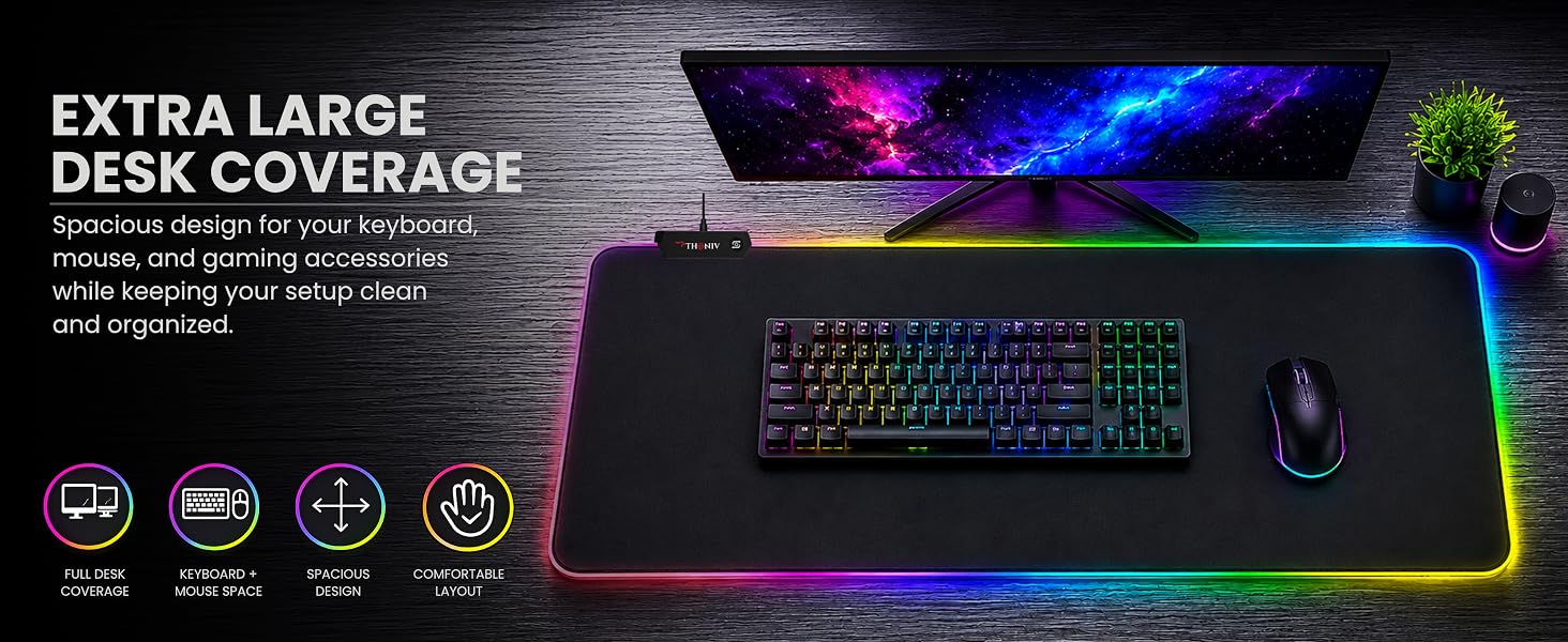 RGB Mouse Pad Extended