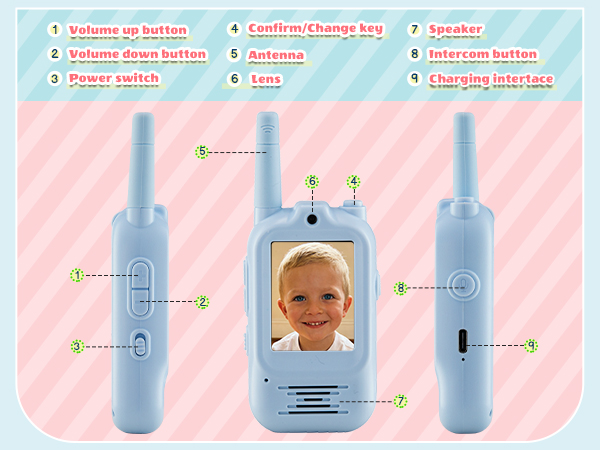 Our handheld toys let kids capture special moments with the camera and share photos in real time. 