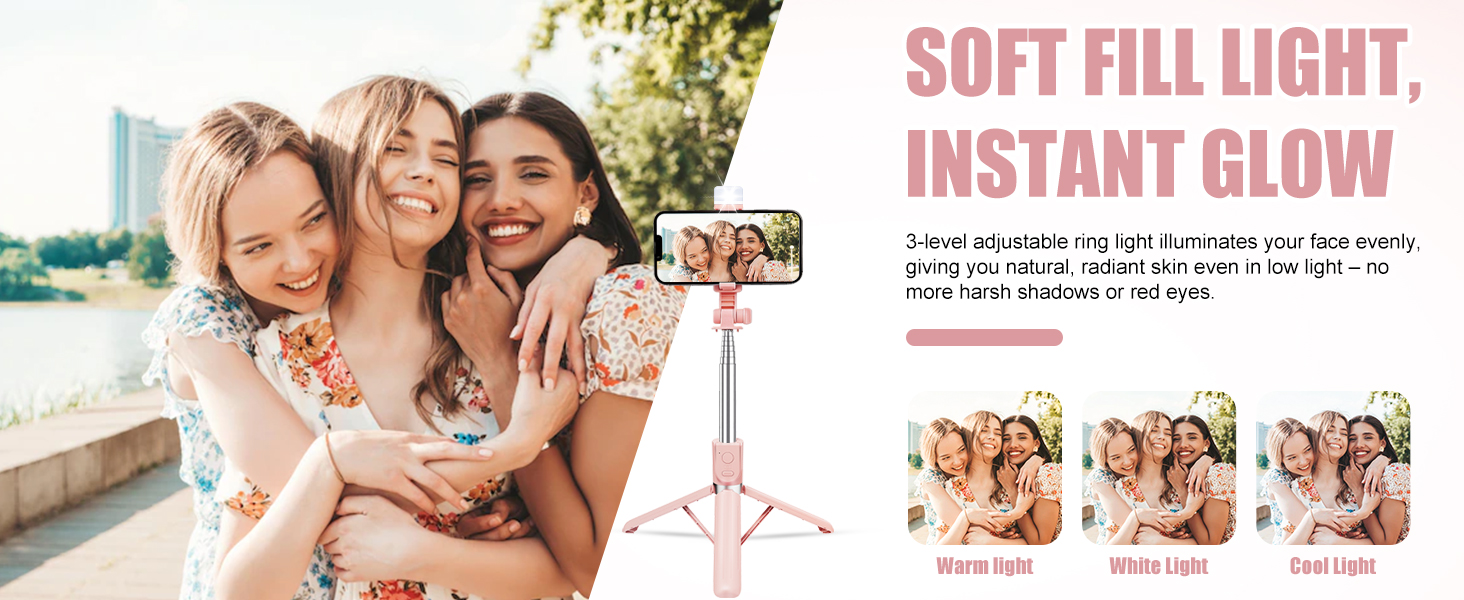 selfie stick with remote