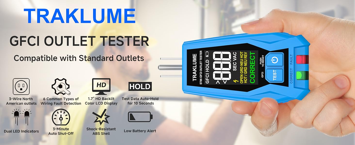 Outlet Tester Voltage Tester