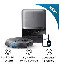 eufy Like-New E25 Omni Robot Vacuum and Mop Combo,HydroJet System, 20,000Pa Turbo Suction, Zero-Tang...