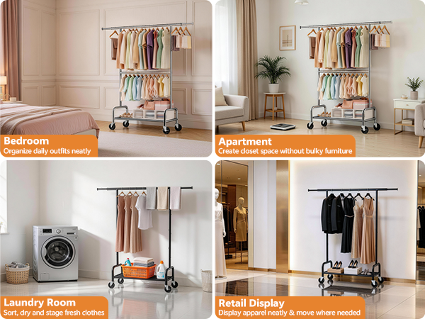 HEAVY DUTY CLOTHES RACK