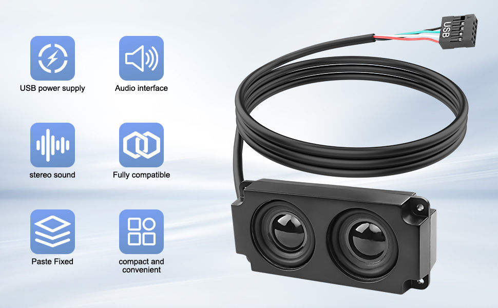 Internal USB PC Computer Speaker