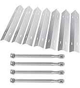 MOASKER Stainless Steel Heat Plates and Grill Burners Set for Napoleon Rogue Series, Prestige 500...
