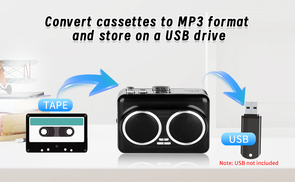 cassette player,cassette to MP3 converter,cassette to digital converter
