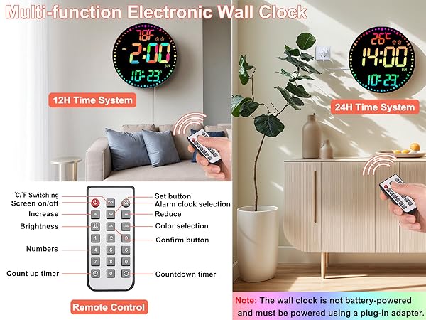 Multi-Functional with Remote Control