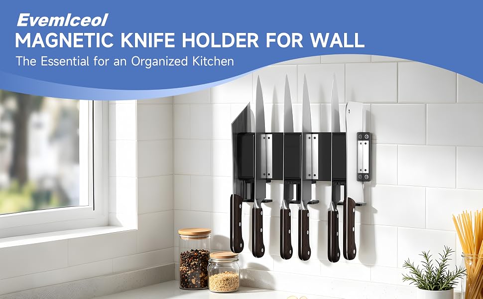 magnetic knife holder for wall