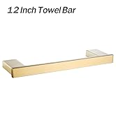 RANDOM 12Inch Brushed Gold Towel Bar