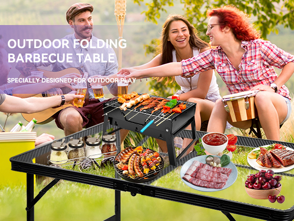 Folding Grill Table