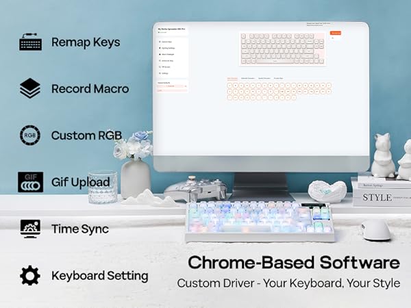 G84 PRO Mechanical Keyboard with Silicone Keycaps