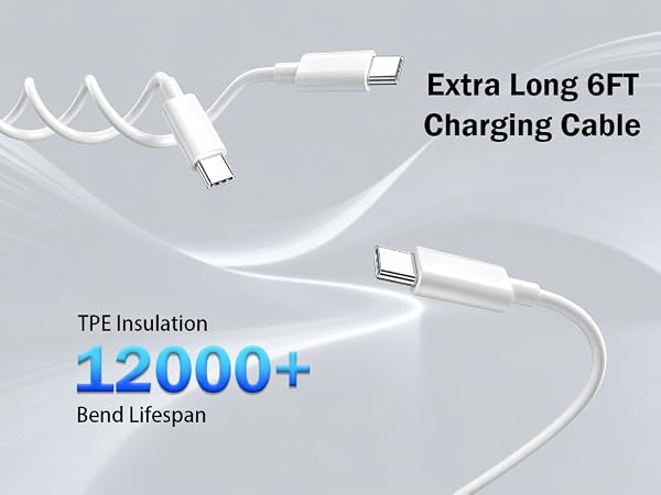Extra Long 6FT Charging Cable