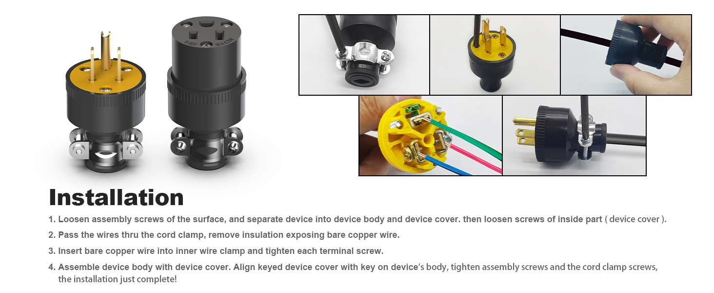 Replacement Plugs for Electrical Cords