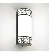 ASD 12 Inch LED Indoor Wall Sconce - Matte Black Modern Dimmable 15W 2700K-5000K Adjustable Wall ...