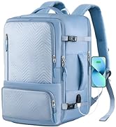 ANTERK Carry On Backpack for Airplanes, 45L Expandable Large Travel Backpack, Hiking Waterproof O...