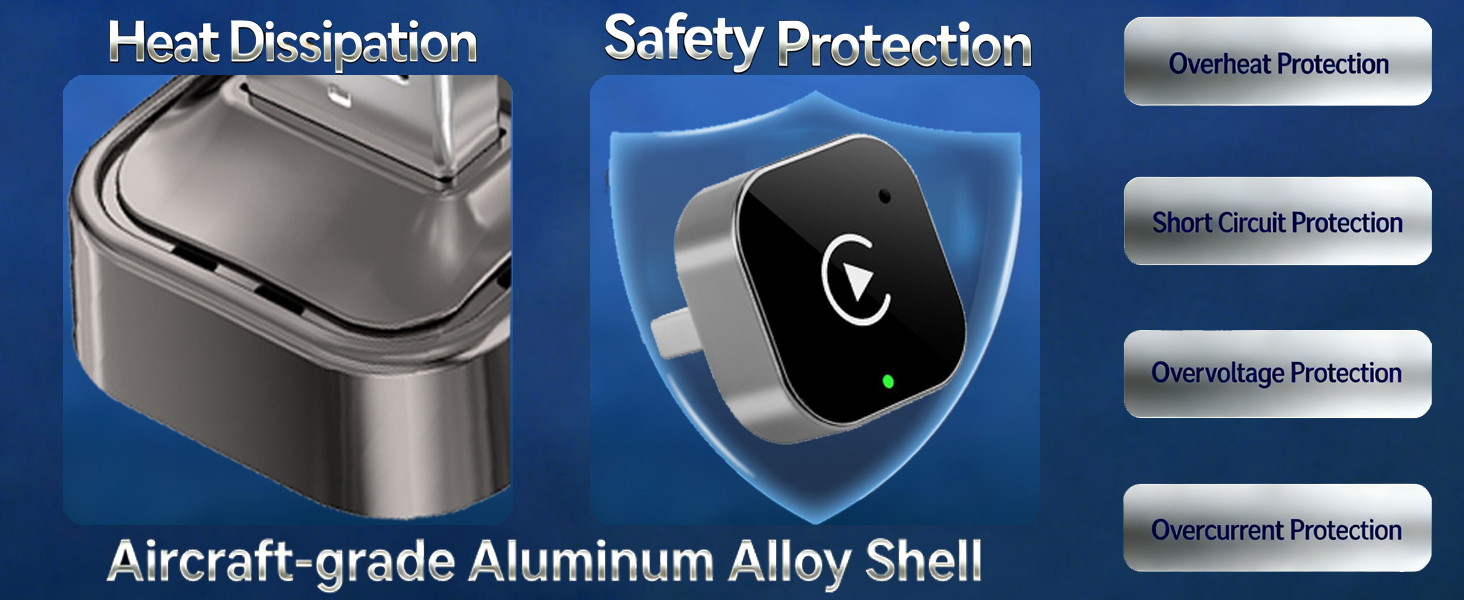 heat dissipation ,safety protection