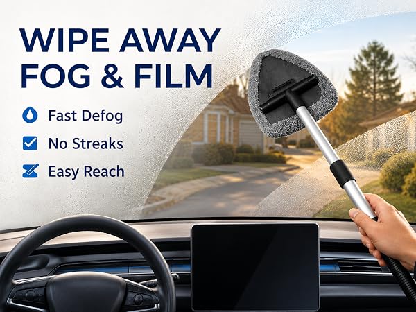 180° Swivel Glass Brush