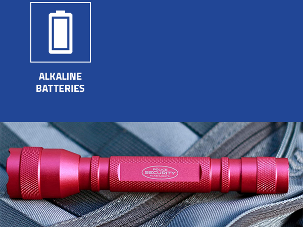 Police Security Maiden Ultra Bright LED Flashlight 180 Lumens Small Powerful Compact150 Meter Beam