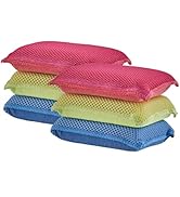 Miracle Microfiber Sponges for Kitchen Kosher Non-Scratch Sponge Scrubber Heavy Duty Multi-Purpos...
