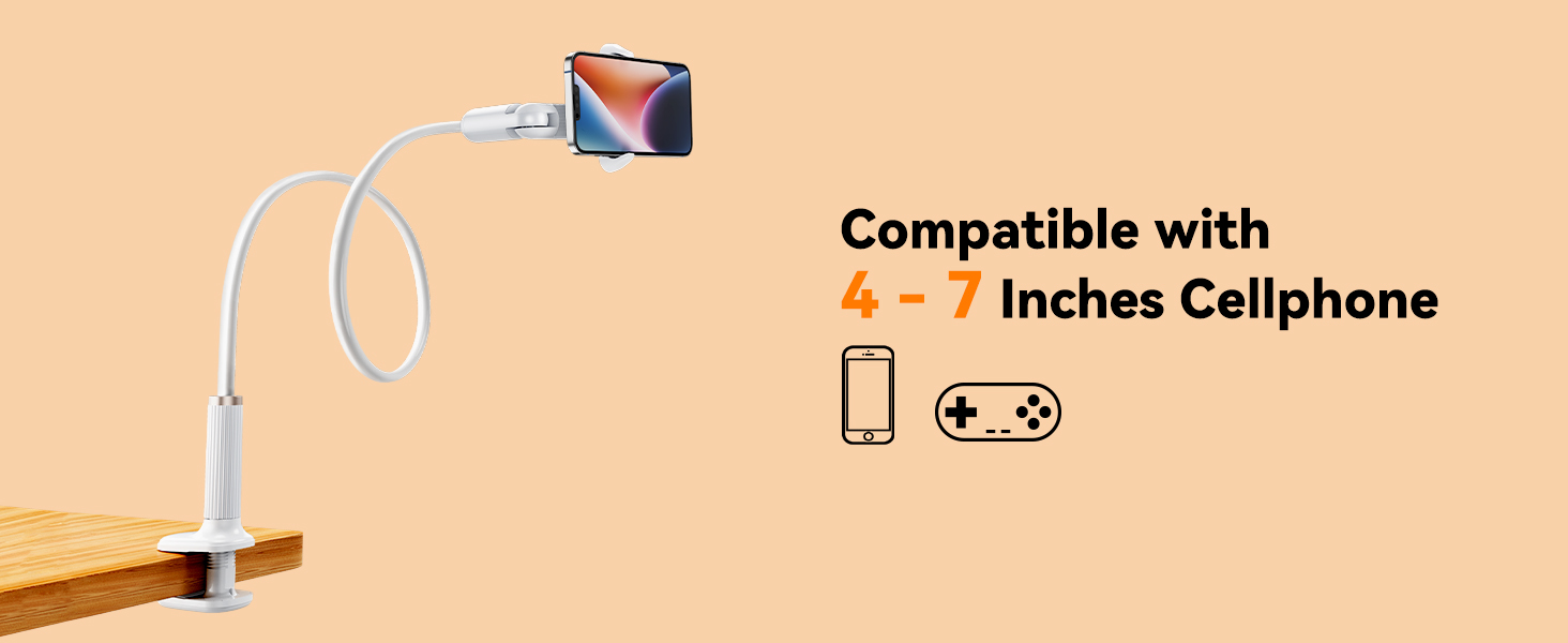 lazy phone holder for 4-7 inches cell phone,for iPhone