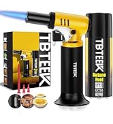 TBTeek Torch Lighter with Butane Included, T907 Butane Torch with 180ml Fuel Refill, Refiilable K...