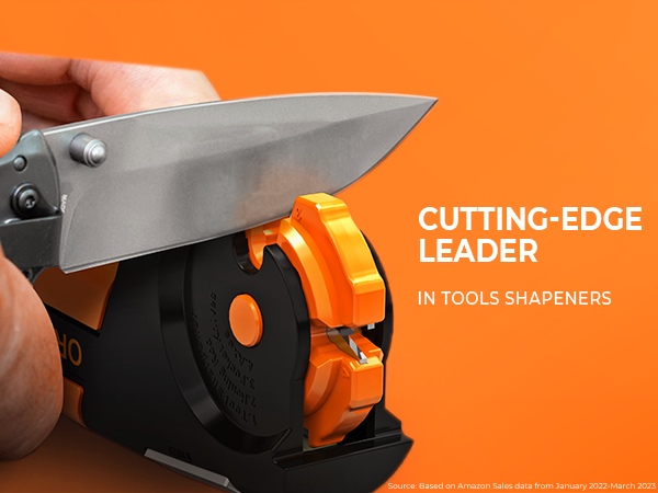 Knife Garden Tool Multi-Sharpener for Lawn Mower Blade, Hatchet, Machete, Pocket Knife Sharpener