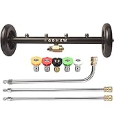 GDHXW Multipurpose Undercarriage Cleaner Surface Cleaner 16 Inch Underbody Car Wash Water Broom w...