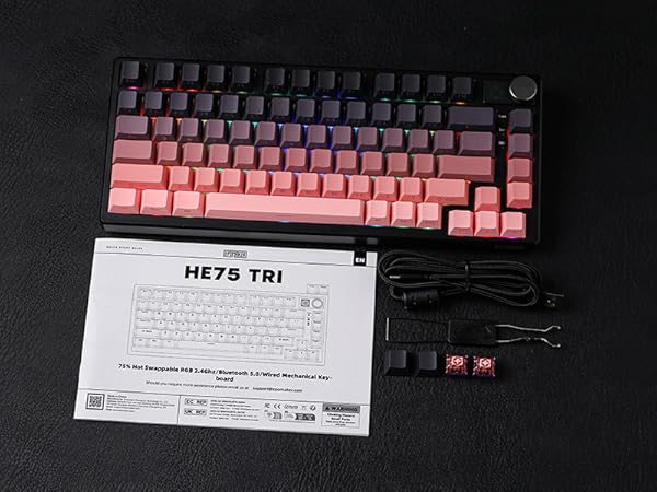 HE75 Tri-Mode Gaming Keyboard