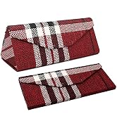 SMARTTOP Foldable Eyeglass Case-PU Portable Sunglasses Glasses Case for Men Women