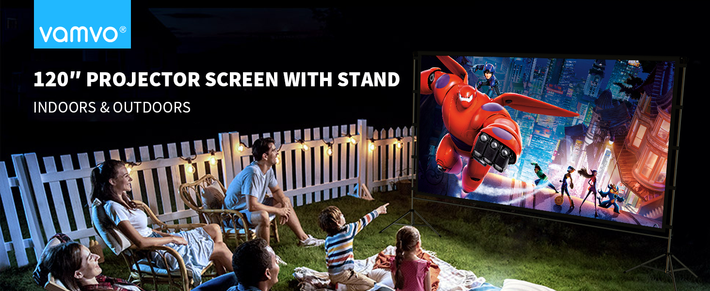 Portable Projector Screen with Stand