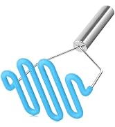 Urbanstrive Non-Scratch Silicone Potato Masher Kitchen Tool, Potatoes Masher Potato Masher Stainl...