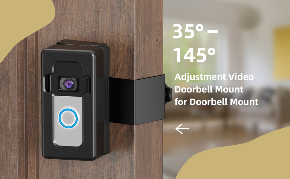 35°-145° adjument Video Doorbell Mount for doorbell mount