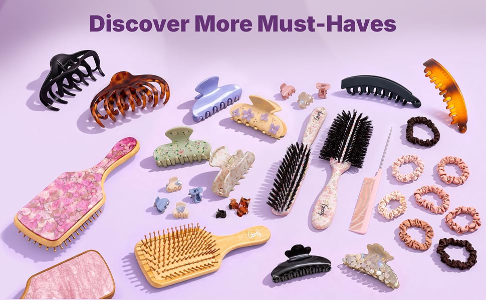 Make Goody hair and paddle brushes part of your daily routine for effortless, everyday styling.