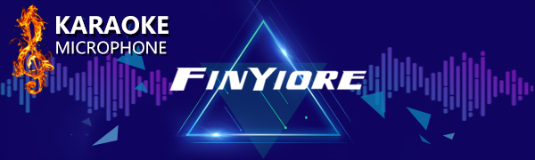 FINYIORE Karaoke Microphone