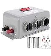 Car Heater, 12V 600W to 800W 3 Air Outlet Dual Gear Switch Compact Car Heater Winter Fast Heating...