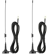 Tonton 2 Pack 10ft 7dBi WiFi Antenna Extension Cable with Magnetic Base for IP Wireless Security ...