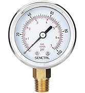 SENCTRL 0-100 Psi Pressure Gauge, 2
