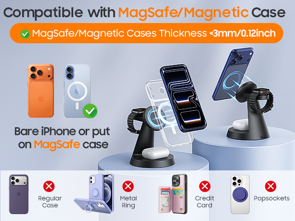 Charging with magsafe case
