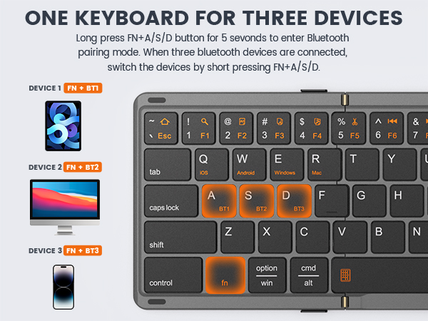 foldable bluetooth keyboard