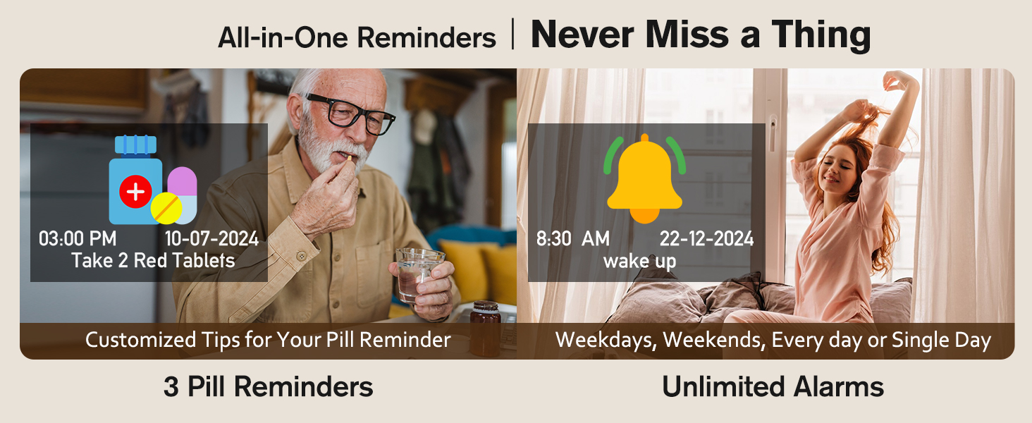 Digital Calendar Clock