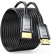 DoroJepi Long HDMI Cable 20 FT 8K, HDMI 2.1 Cable 20 Foot High Speed HDMI Shielded Cord (48Gbps, ...