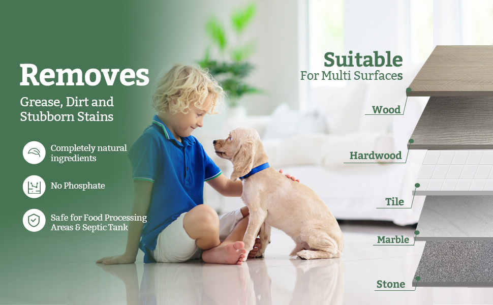 Spray Mop Set with 40ml bio-enzyme cleaner concentrate