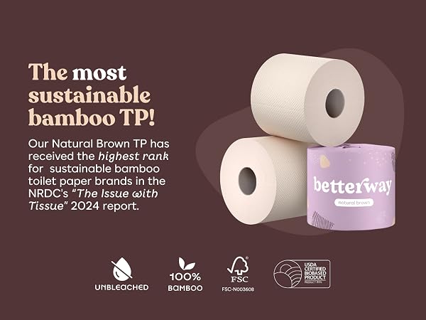 The most sustainable bamboo TP.
