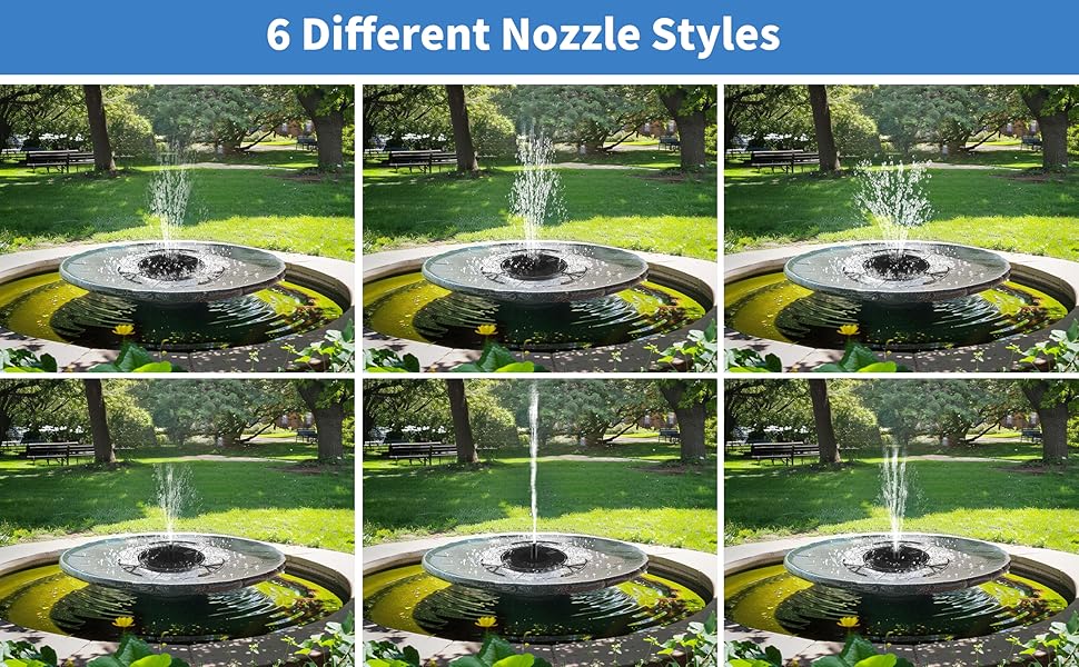 solar fountain pump solar water fountain for bird bath