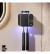 Wall Mounted Toothbrush Holder,Electric Toothbrush Holders with Smart Drying and Cleaning,Wall Mo...