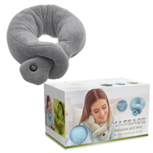 massaging travel neck pillow