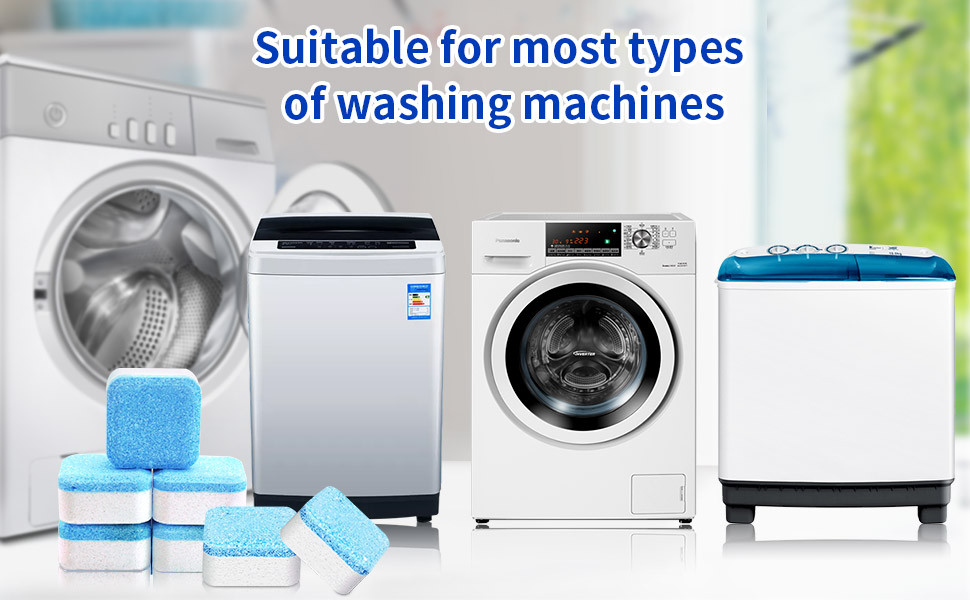 Suitable for most types of washing machines