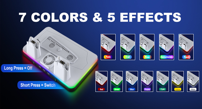 ps5 station led