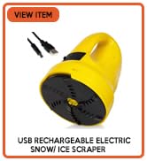 electric snow and ice scraper